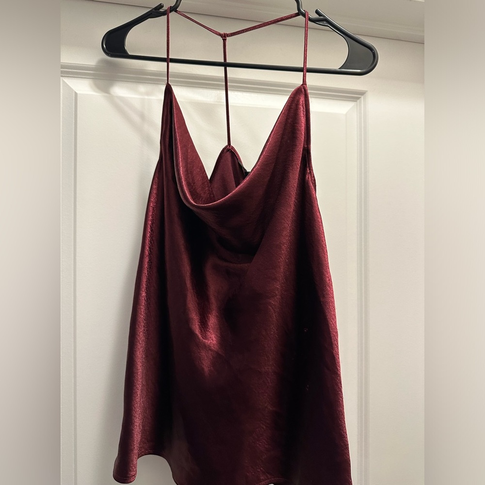 Express cowl neck cami